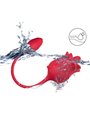 Armony - Red Rose Clitoral Sucker with Tongue and Vibrating Egg
