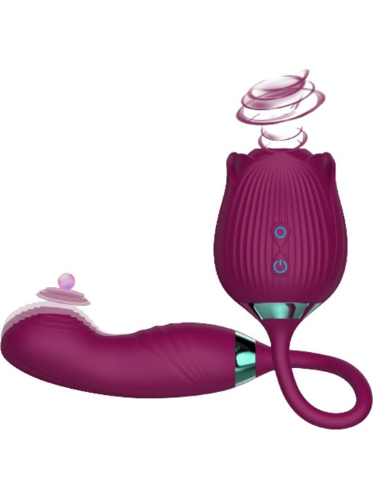 Armony Delight Flower - Purple Rose-Shaped Clitoral Sucker