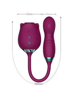 Armony Delight Flower - Purple Rose-Shaped Clitoral Sucker