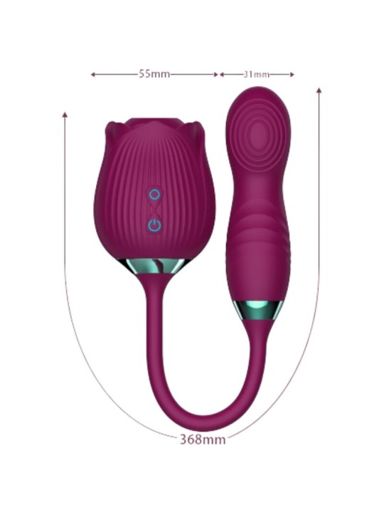 Armony Delight Flower - Purple Rose-Shaped Clitoral Sucker