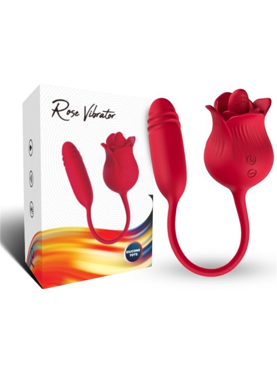 Armony - Succhia Clitoride Vibratore con Pulsazioni Rosa Rossa