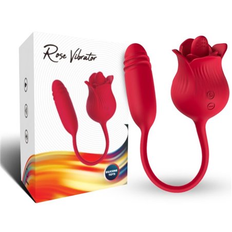 Armony - Succhia Clitoride Vibratore con Pulsazioni Rosa Rossa