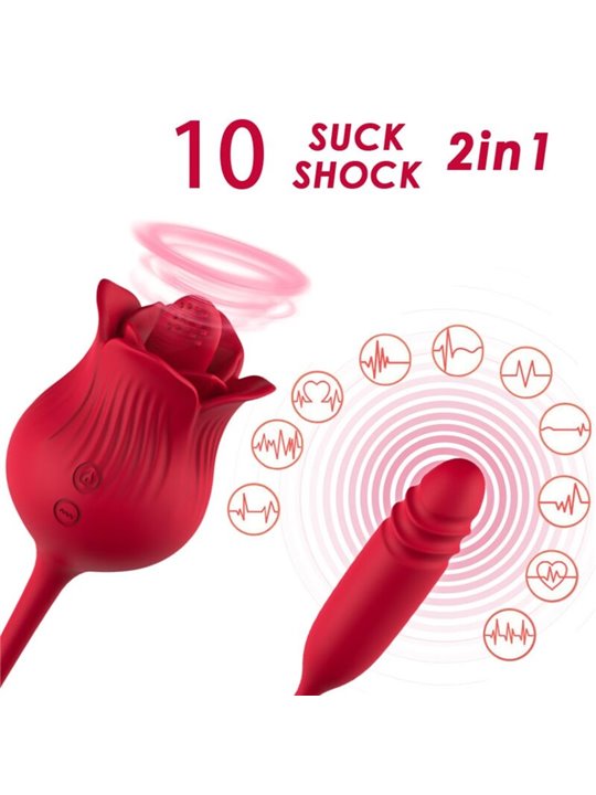 Armony - Red Clitoral Sucker Vibrator with Pulsations