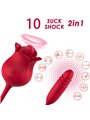 Armony - Succhia Clitoride Vibratore con Pulsazioni Rosa Rossa