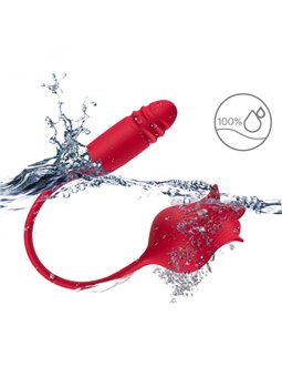 Armony - Succhia Clitoride Vibratore con Pulsazioni Rosa Rossa