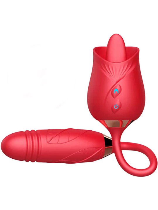 Armony Delight Flower - Succhia Clitoride Vibratore con Lingua Vibrante