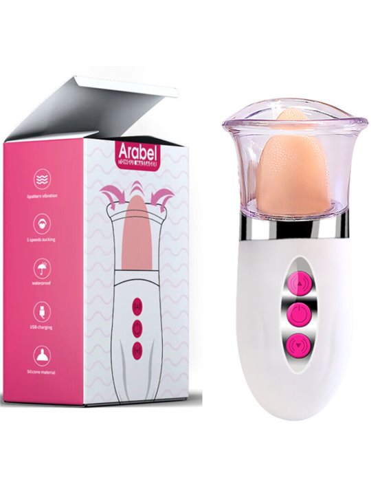 Armony Arabel - Massaggiatore Succhia Clitoride con Lingua Vibrante