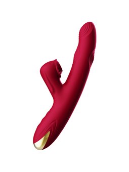 Armony - Vibratore Rabbit Succhia Clitoride e Punto G Bordeaux Mod 1