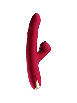 Armony - Vibratore Rabbit Succhia Clitoride e Punto G Bordeaux Mod 1