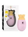 Intense Queen - Clitoral Sucker with Vibrating Tongue in Pink Silicone