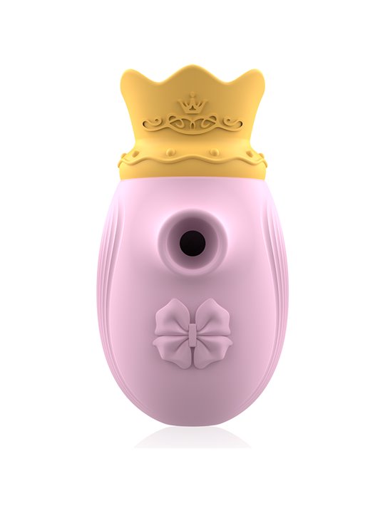 Intense Queen - Clitoral Sucker with Vibrating Tongue in Pink Silicone