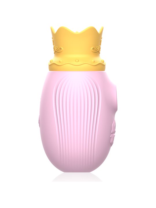 Intense Queen - Clitoral Sucker with Vibrating Tongue in Pink Silicone