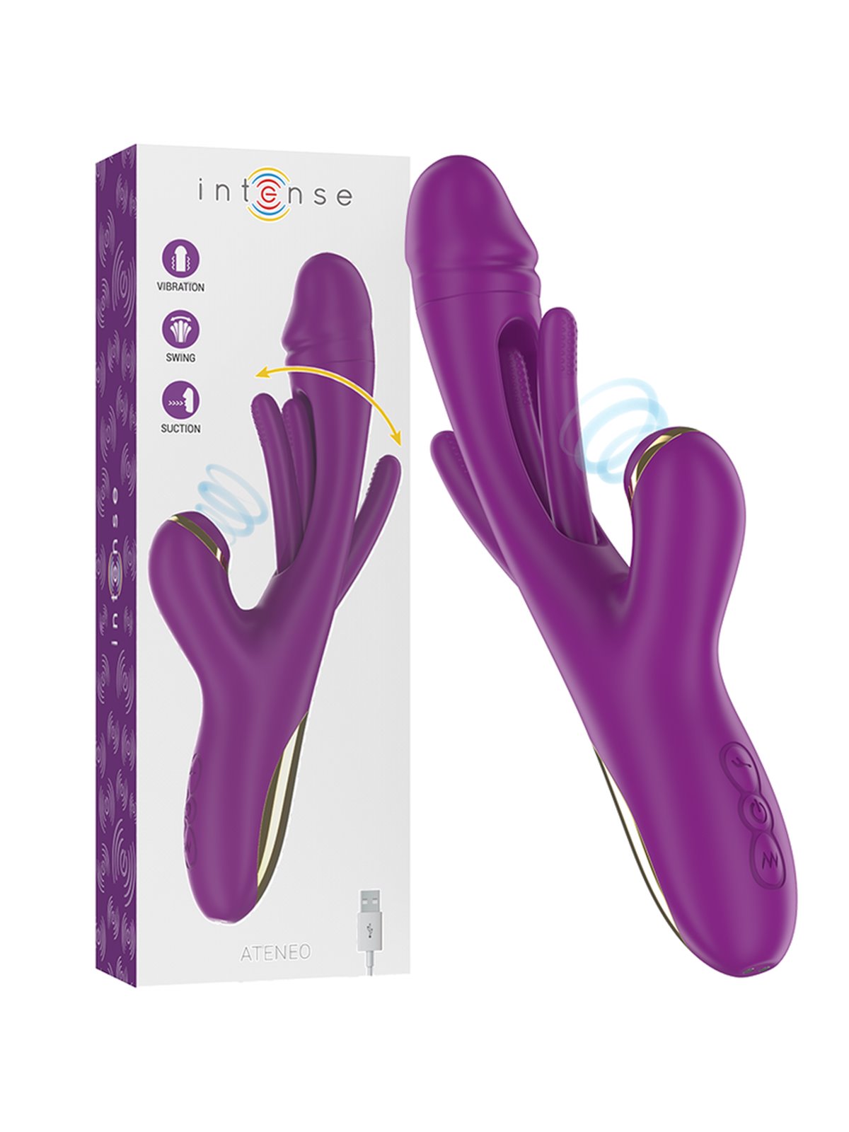 Intense Ateneo - Clitoral Sucker Vibrator with Oscillating Tongue