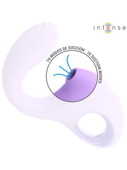 Intense Baxter - Purple Silicone Clitoral Suction Vibrator 10 Speeds