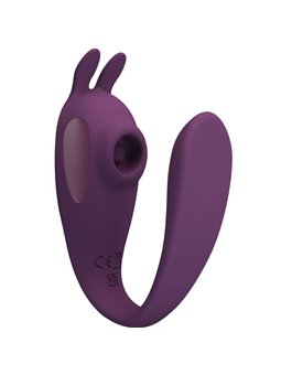 Pretty Love Shey - Ovetto Vibrante Succhia Clitoride in Silicone Viola