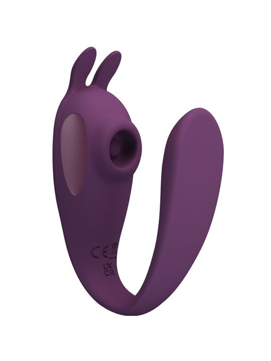 Pretty Love Shey - Ovetto Vibrante Succhia Clitoride in Silicone Viola