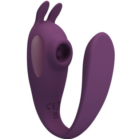 Pretty Love Shey - Ovetto Vibrante Succhia Clitoride in Silicone Viola