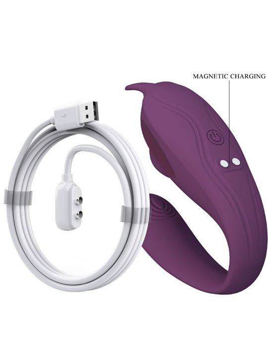 Pretty Love Shey - Ovetto Vibrante Succhia Clitoride in Silicone Viola