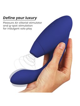 Womanizer Duo 2 - Vibratore Rabbit Succhia Clitoride in Silicone Blu