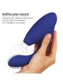 Womanizer Duo 2 - Vibratore Rabbit Succhia Clitoride in Silicone Blu
