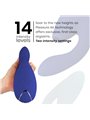 Womanizer Duo 2 - Blue Silicone Rabbit Clitoral Sucker Vibrator