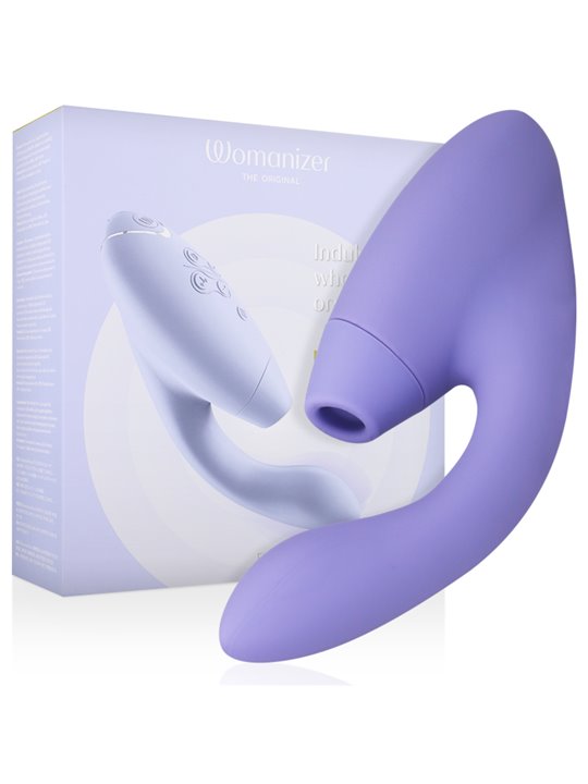 Womanizer Duo 2 - Purple Silicone Rabbit Clitoral Sucker Vibrator