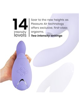 Womanizer Duo 2 - Purple Silicone Rabbit Clitoral Sucker Vibrator