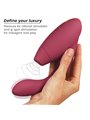 Womanizer Duo 2 - Vibratore Rabbit Succhia Clitoride in Silicone Bordeaux