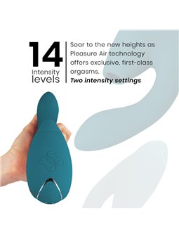 Womanizer Duo 2 - Vibratore Rabbit Succhia Clitoride in Silicone Verde
