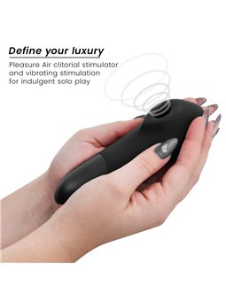 Womanizer Enhance - Vibratore Clitorideo Nero 2 in 1 Pleasure Air