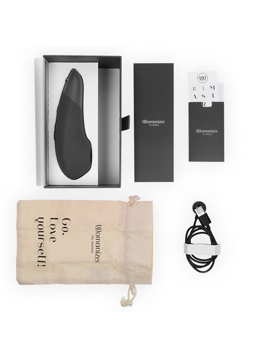 Womanizer Enhance - Vibratore Clitorideo Nero 2 in 1 Pleasure Air
