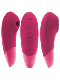 Womanizer Enhance - Vibratore Clitorideo Rosa Scuro 2 in 1 Pleasure Air