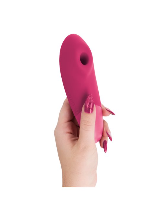 Womanizer Enhance - Vibratore Clitorideo Rosa Scuro 2 in 1 Pleasure Air