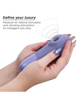 Womanizer Enhance - Vibratore Clitorideo Viola 2 in 1 Pleasure Air