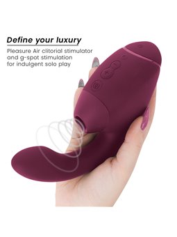 Womanizer Next Duo - Vibratore Rabbit Succhia Clitoride Rosa Scuro