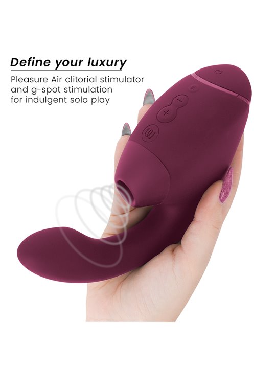 Womanizer Next Duo - Dark Pink Rabbit Clitoral Sucking Vibrator