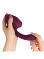 Womanizer Next Duo - Vibratore Rabbit Succhia Clitoride Rosa Scuro
