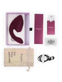 Womanizer Next Duo - Dark Pink Rabbit Clitoral Sucking Vibrator