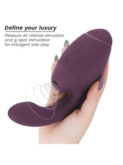 Womanizer Next Duo - Vibratore Rabbit Succhia Clitoride Viola