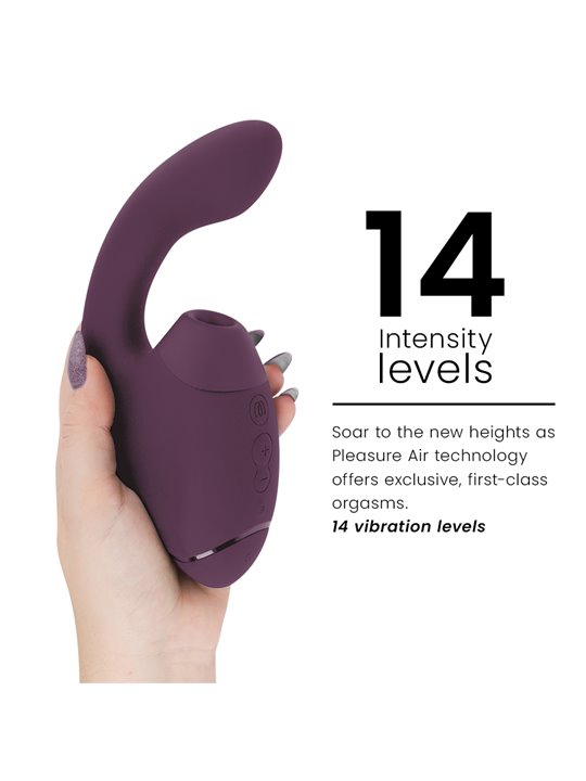 Womanizer Next Duo - Vibratore Rabbit Succhia Clitoride Viola