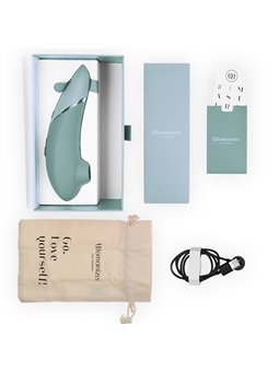 Womanizer Next - Vibratore Clitorideo in Silicone Verde Pleasure Air