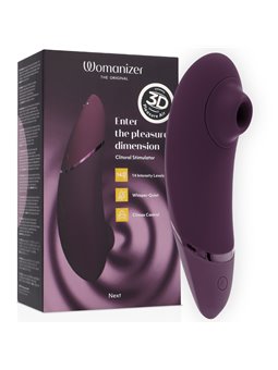Womanizer Next - Vibratore Clitorideo in Silicone Viola Pleasure Air