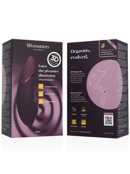 Womanizer Next - Vibratore Clitorideo in Silicone Viola Pleasure Air