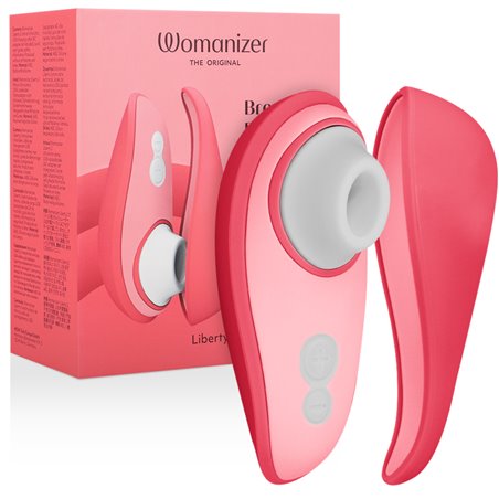 Womanizer Liberty 2 - Vibratore Succhia Clitoride Rosso Pleasure Air
