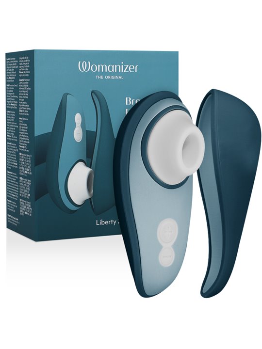 Womanizer Liberty 2 - Blue Pleasure Air Clitoral Sucking Vibrator