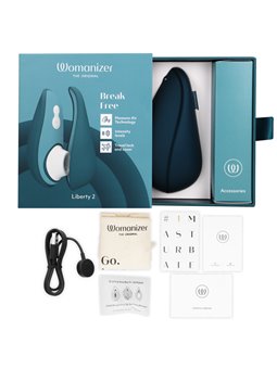 Womanizer Liberty 2 - Blue Pleasure Air Clitoral Sucking Vibrator