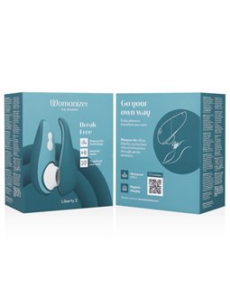 Womanizer Liberty 2 - Blue Pleasure Air Clitoral Sucking Vibrator