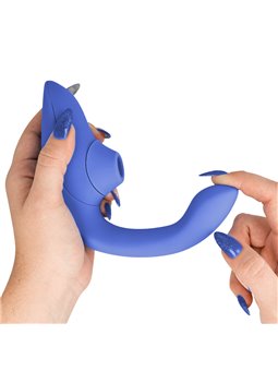 Womanizer Blend - Vibratore Rabbit 2 in 1 Succhia Clitoride Viola