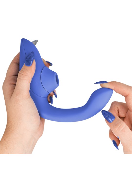 Womanizer Blend - Vibratore Rabbit 2 in 1 Succhia Clitoride Viola