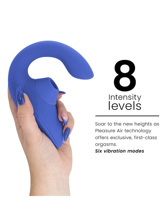 Womanizer Blend - Vibratore Rabbit 2 in 1 Succhia Clitoride Viola